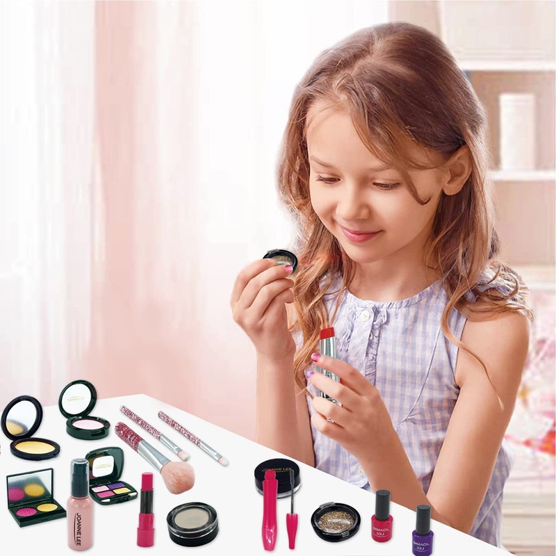 OTONOPI Makeup Toy, Cosmetic, Non-colored, Girls, Pretend Play, Safe, Gift,