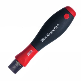 Wiha 28517 TorqueFix Handle With SoftFinish, Torque Pre Set 30 in-lbs