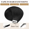 Loxxy Black Remy Tape in Hair Extensions Human Hair #1