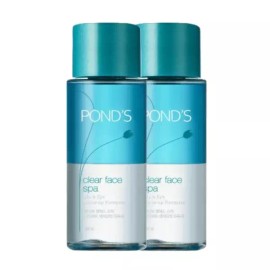 Ponze 폰즈 클리어 페이스 스파 립앤아이리무버 300ml x 2개 Ponds Clear Face Spa Lip & Eye Makeup Remover 300ml x 2