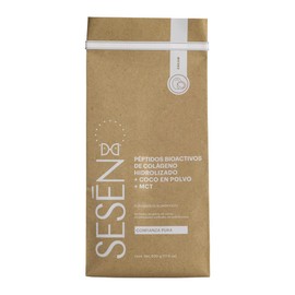 SESĒN | Colágeno Creamer 500 g | Colágeno Hidrolizado, Péptidos bioactivos de colágeno | Coco en Polvo + MCT, Collagen Peptides | Suplemento Alimenticio