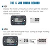 Runleader Digital Vibration Hour Counter with Multiple Maintenance Reminders for