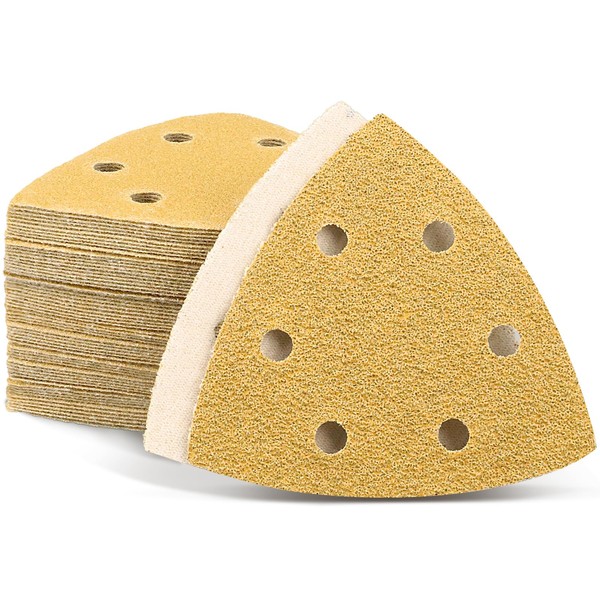 Shineboc Triangle Sandpaper Durable Underlay │ 60 Sheets │ 6