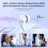 HTC Auriculares Inalámbricos Reducción Activa de Ruido, Auriculares Bluetooth con