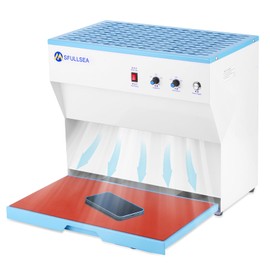 Flow Hood H13 HEPA Filter Hood Large Size HEPA Air Filtration Fan Unit HEPA Filter Fan Clean Bench Workstation for Phone LCD Repair Tissue Culture Seedlings