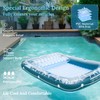Sunrio 2024 Upgrade Transparent Blue Double Tanning Pool V3
