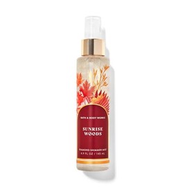 Bath & Body Sunrise Woods Diamond Shimmer Mist 4.9 fl oz/ 145 mL, Full Size Bottle