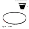 sourcing map O-790 V-belt drive belt, 790 mm, rubber for