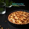 2 Pack 9 Inch Tart Pan Removable Bottom Non Stick