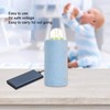 Baby Bottle Warmer Blue Cotton USB Heat Preservation Baby Feeding
