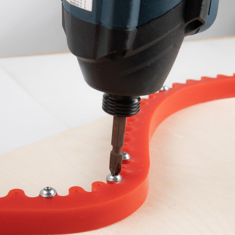2 m Flexible Curve Ruler for Precise Woodworking and Routers.