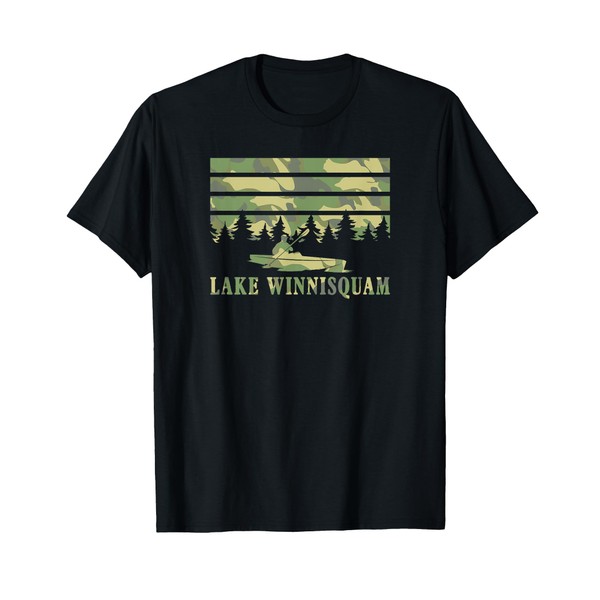 Kayaking In Lake Winnisquam Essential Lake Kayaking Trip T-Shirt
