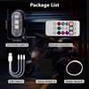 LECART 4 Pcs Magnetic Led Strobe Lights with Remote Control