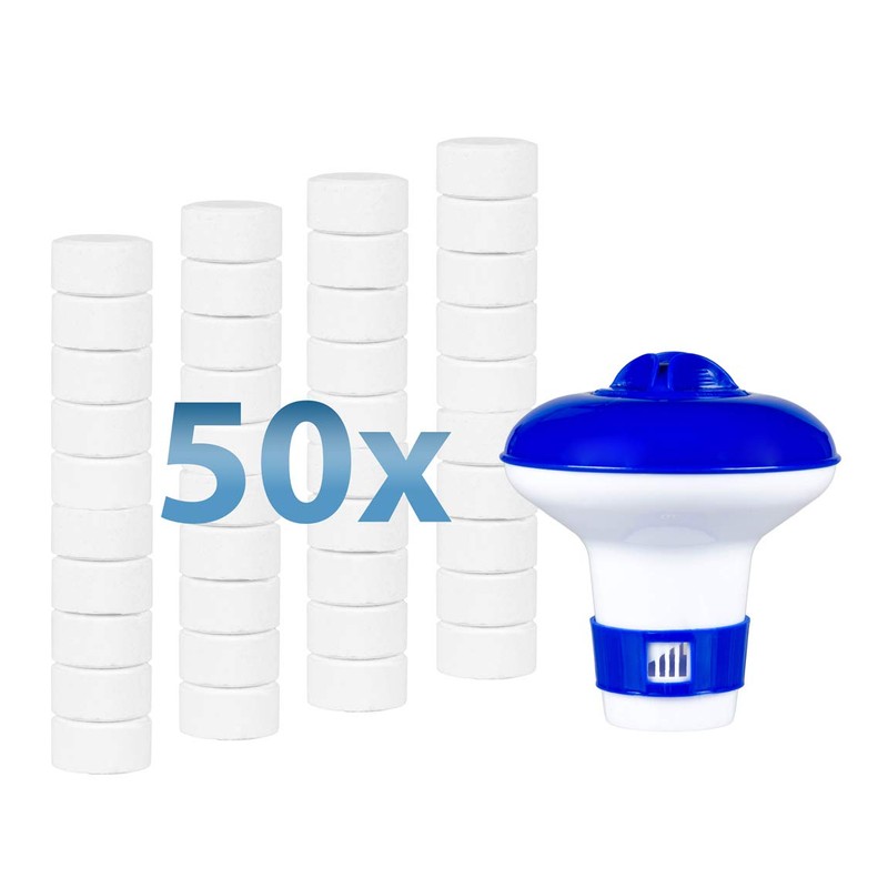 Bluewater 50 x 20g MULTIFUNCTIONAL TABLETS WITH DISPENSER