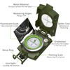 Proster Compass for Hiking Waterproof Navigation Compass Clinometer with Fluorescent