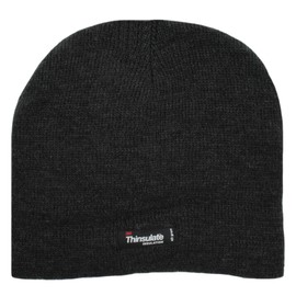 Rjm Children's Thermal Thinsulate Beanie Hat Grey 7-10 Years