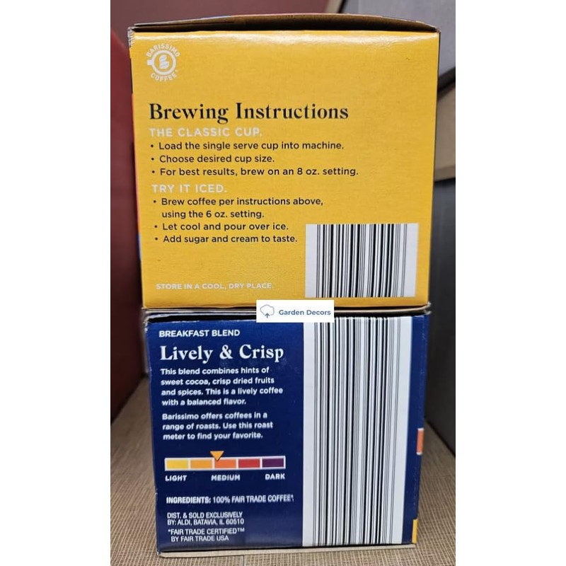 Barissimo The Coffee Expert Fair Trade Certified Breakfast Blend Medium