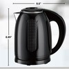 OVENTE 1.7L Double Wall Electric Tea Kettle, 1100W Water Boiler