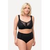 Ulla Popken Women's Bra, black