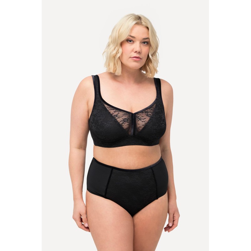 Ulla Popken Women's Bra, black