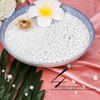 Zhenle 1320 Glass Beads, White Faux Pearl, Round Beads, White