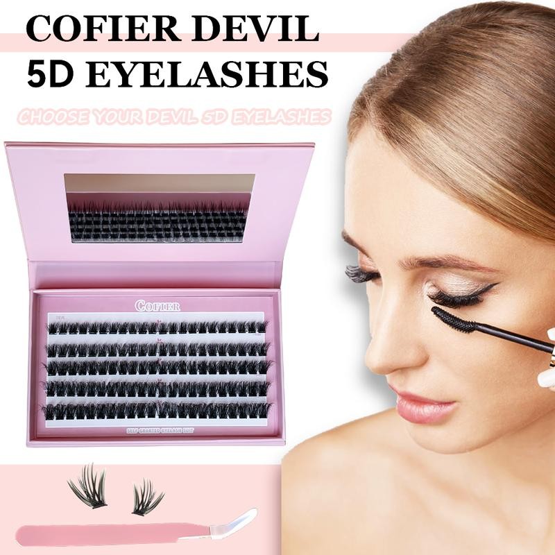 Cofier DIY 5D Lash Kit Press on Lash No Glue