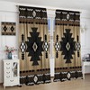 Aztec Curtains, Retro Southwestern Ethnic Geometric Window Treatments for Living