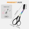 3PCS Eyebrow Trimmer Scissor,2024 New Eyebrow Scissors with Comb,Stainless Steel