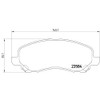 BREMBO Balatas Bajos Metales Delanteras Compatible con MITSUBISHI LANCER de