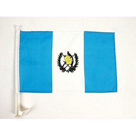 One Dozen Guatemala Single-Sided Car Flag
