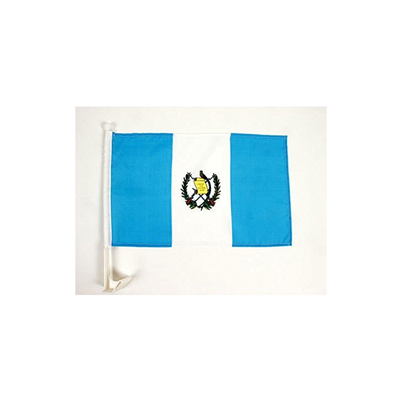One Dozen Guatemala Single-Sided Car Flag