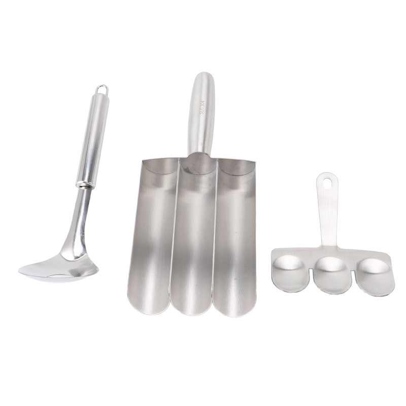 Stainless Steel Kitchen Triple Meatball Maker for Meatball Lovers Home