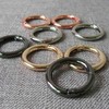 O-Ring Clip Buckle for Leather Craft, Keychains, Bag Belts BL02317 32mm Black 100ea