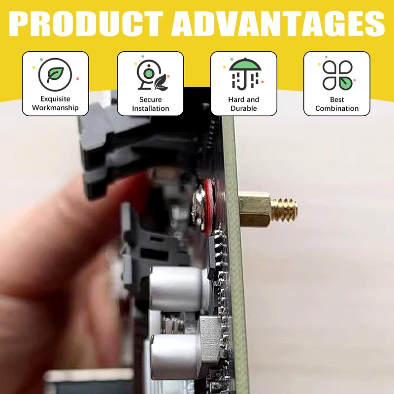 Mardatt Computer Screws Standoffs Kit, PC Computer Screws Assortment Set