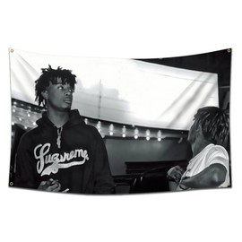 ENMOON Rapper Tapestry Flag 3x5Ft Tapestry Wall Hanging Living Room Bedroom Dorm Aesthetic Decor
