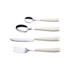 EXZACT Cutlery Set Coloured 16pcs Stainless Steel, Silverware with Coloured
