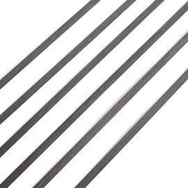 6pcs 0.5x5mm Length 420mm Flat Carbon Fiber Bars,Pultruded Carbon Fiber Strips