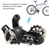 Bike Rear Derailleur, High Precision Metal Bicycle Rear Wheel Derailleur,