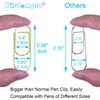 Wisdompro Pen Clip for Notebook Gold, 12 Pack Stainless Steel