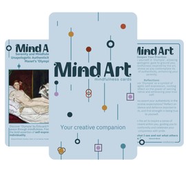 MindArt Mindfulness Cards: Cultivate Serenity & Inner Peace - Daily Mindfulness Practices & Art Therapy Techniques for Stress Relief, Emotional Wellness, and Personal Growth