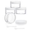 4 Pack Small Travel Jars Containers for Creams 1oz Travel