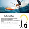 Surfing Foot Rope 7mm 10ft Coiled Spring High Elastic Adjustable