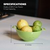 Culinary Elements Mini Plastic Colander with Double Handles – 6