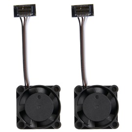 ENOMAKER P1P P1S Extruder Hotend Cooling Fan 2PCS, 2510 Brushless Axial Fans, 17500 RPM High Speed for Efficient Hot End Nozzle Cooling for Bambu Lab P1 Series 3D Printers