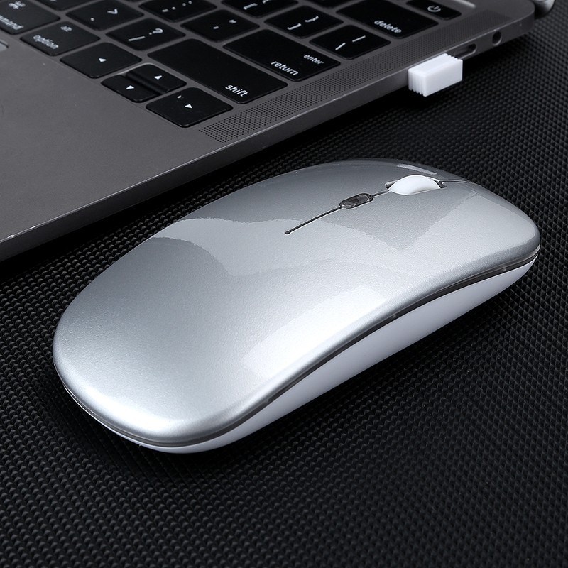 Wireless Mouse 2.4G Rechargeable USB Wireless Gaming Mouse with LED
