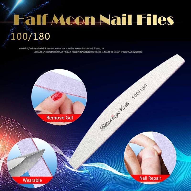 Polishing Tool, 100/180 Sand, Nail File, Nail Shiner, Nail Care,