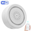2.4GHz WiFi Temperature Humidity Sensor Detector Sound Light Alarm Smart