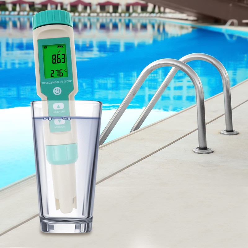 DANOPLUS 7 in 1 Water Quality Tester, Multifunctional pH TDS