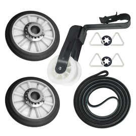 4392065 Dryer Repair Kit with 349241T Drum Roller Kit, 691366 Idler Pulley 341241 Belt Compatible with Whirlpool Kenmore Maytag Amana Dryers Replaces AP3131942 AP6010582 WP691366 AP3098345
