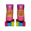 Epic Blush High-Top Indoor / Outdoor Quad Roller Skates w/